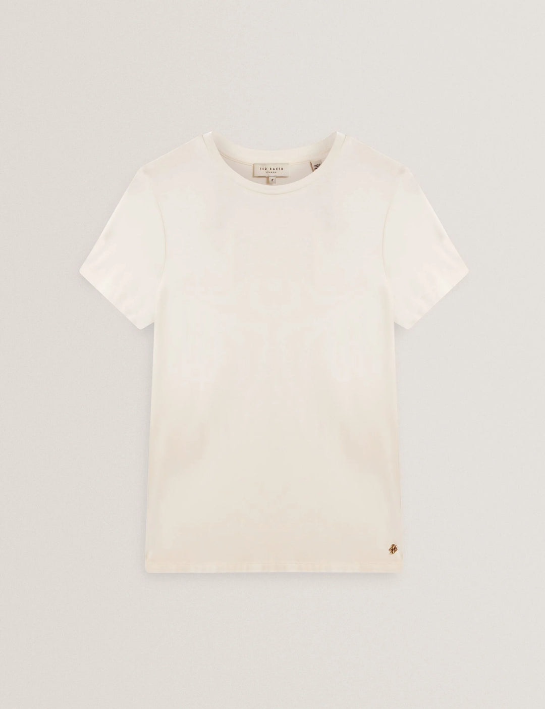 Ted Baker Soft Touch Fitted Short Sleeve T-Shirt | Ivory