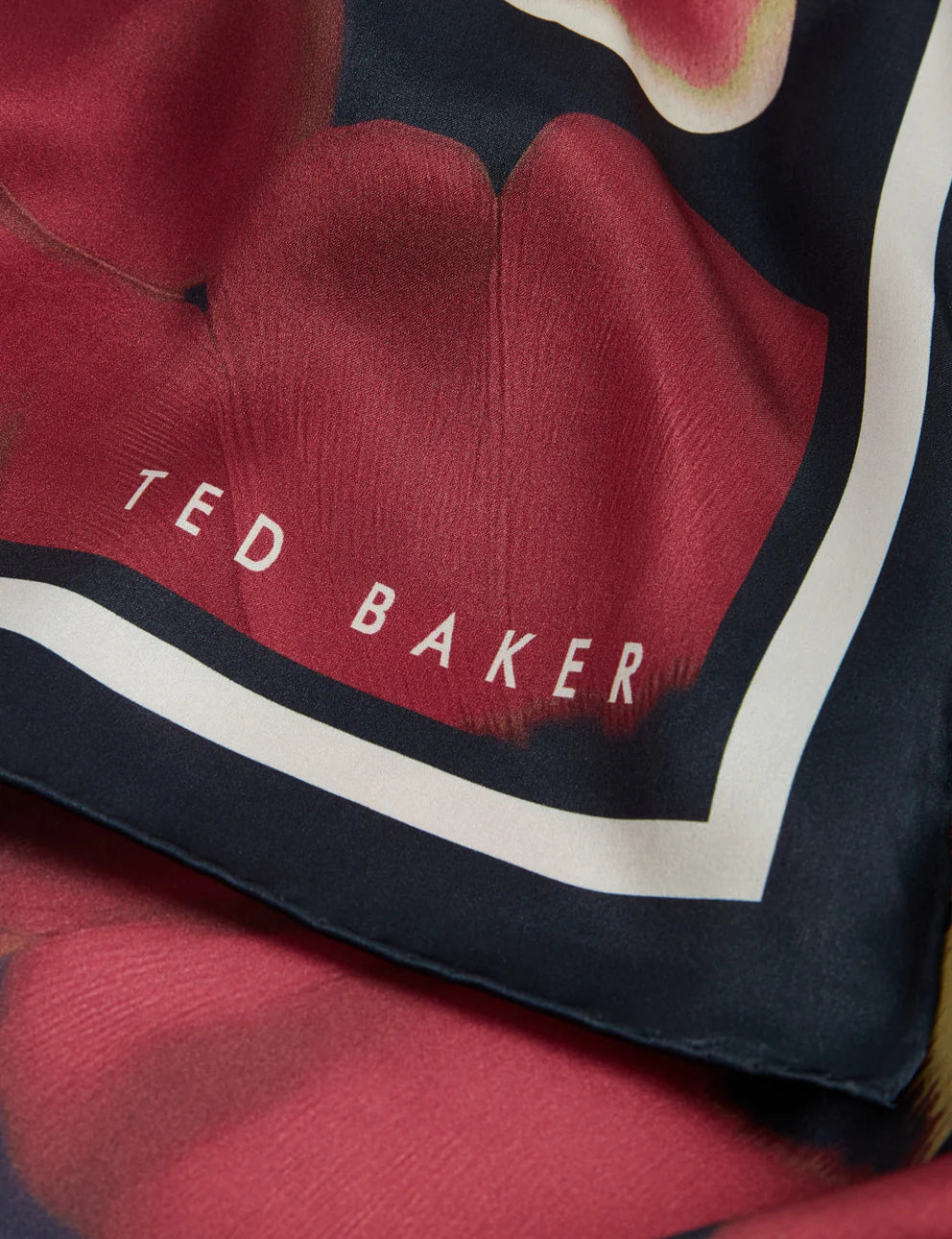 Ted Baker Jeeann Floral Printed Silk Square Scarf | Blue