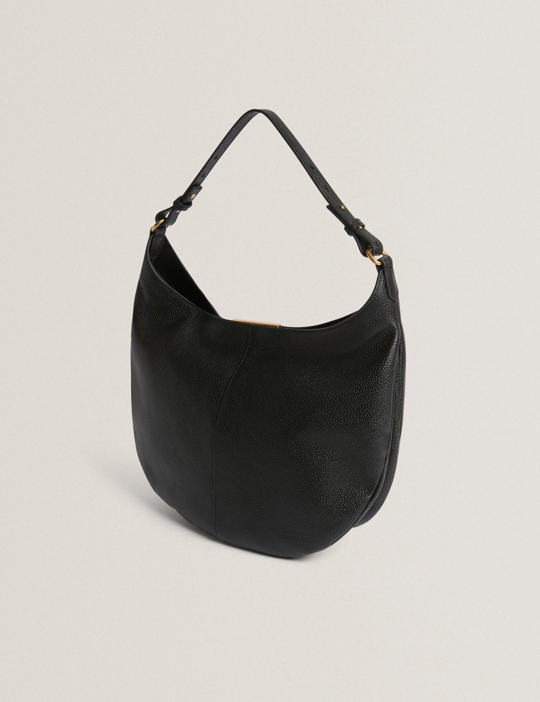 Ted Baker Ammilia Bar Detail Slouchy Hobo Bag | Black