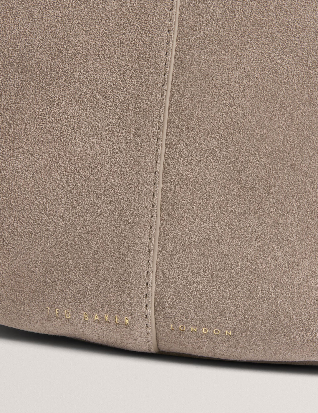 Ted Baker Ammilia Bar Detail Slouchy Hobo Bag | Taupe