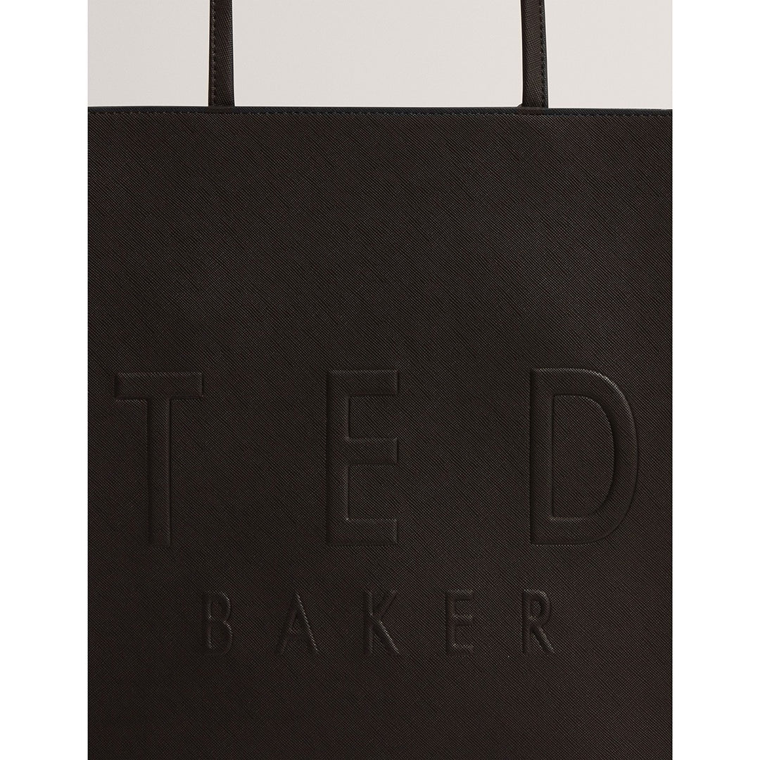 Ted Baker Iconny Μεγάλη Τσάντα Shopper με Ιμάντα | Μαύρο