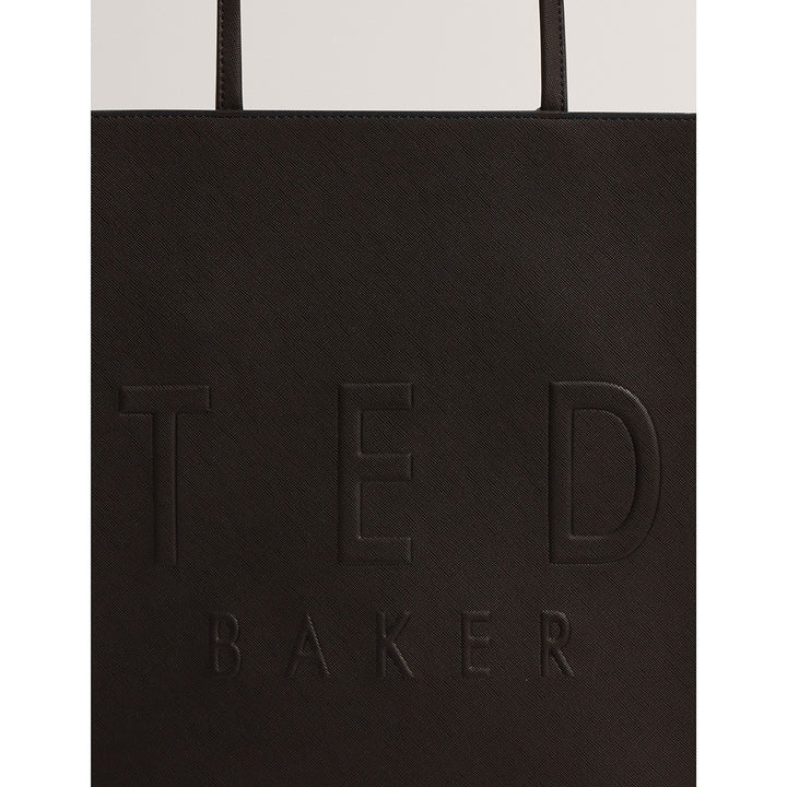 Ted Baker Iconny Μεγάλη Τσάντα Shopper με Ιμάντα | Μαύρο