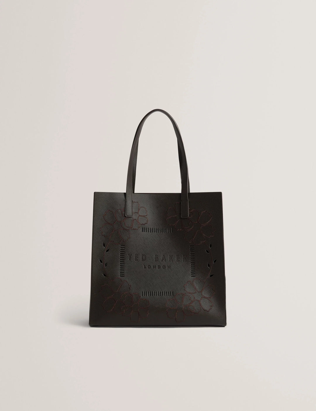 Ted Baker Rowcon Embroidery Large Icon Tote Bag | Chocolate