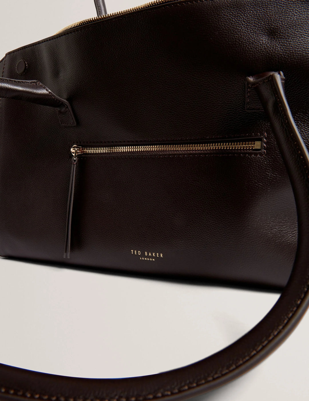 Ted Baker Toniie Casual Leather Large Tote Bag | Chocolate