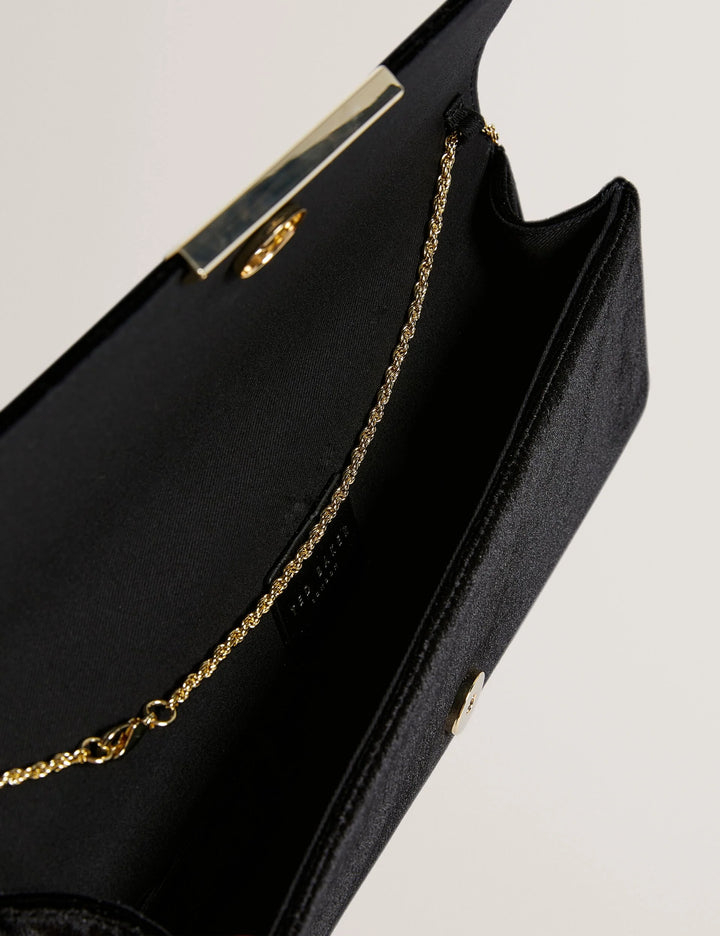 Ted Baker Maroah Velvet Elongated Evening Bag | Black