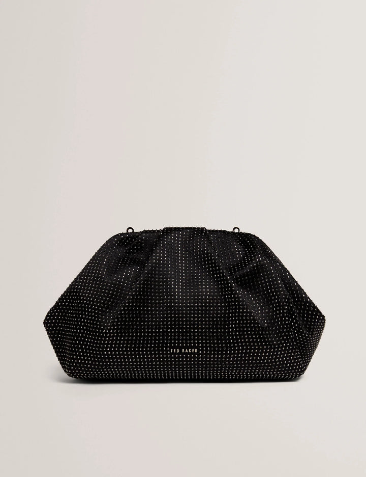 Ted Baker Anssa Sequin Large Clutch Bag | Black