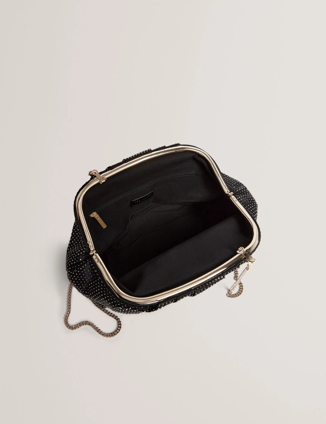 Ted Baker Anssa Sequin Large Clutch Bag | Black