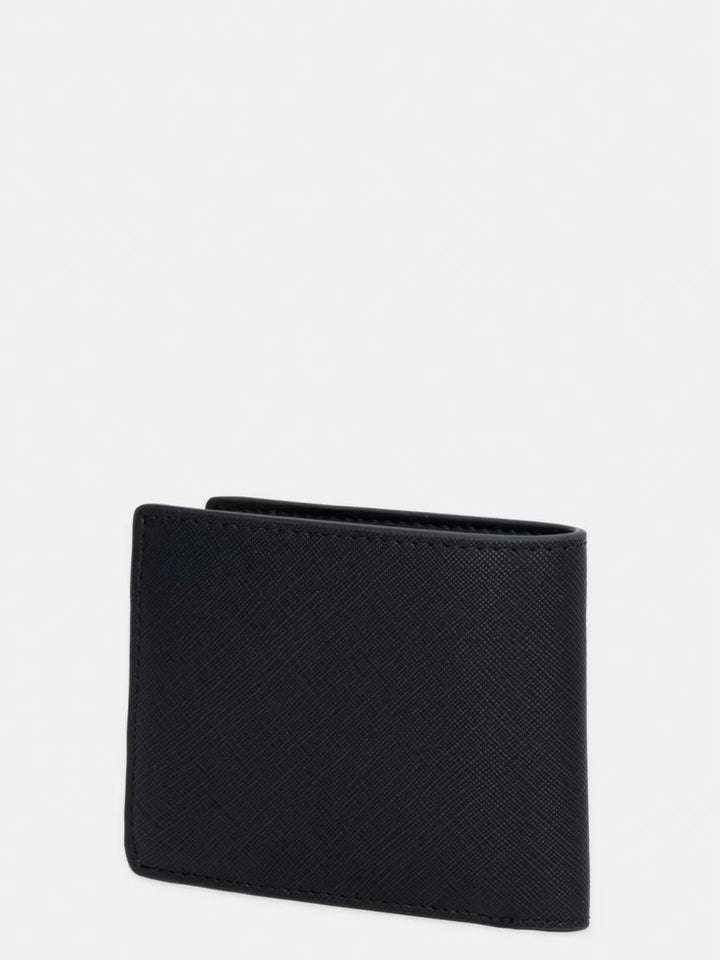 Karl Lagerfeld Saffiano Wallet with Logo | Black
