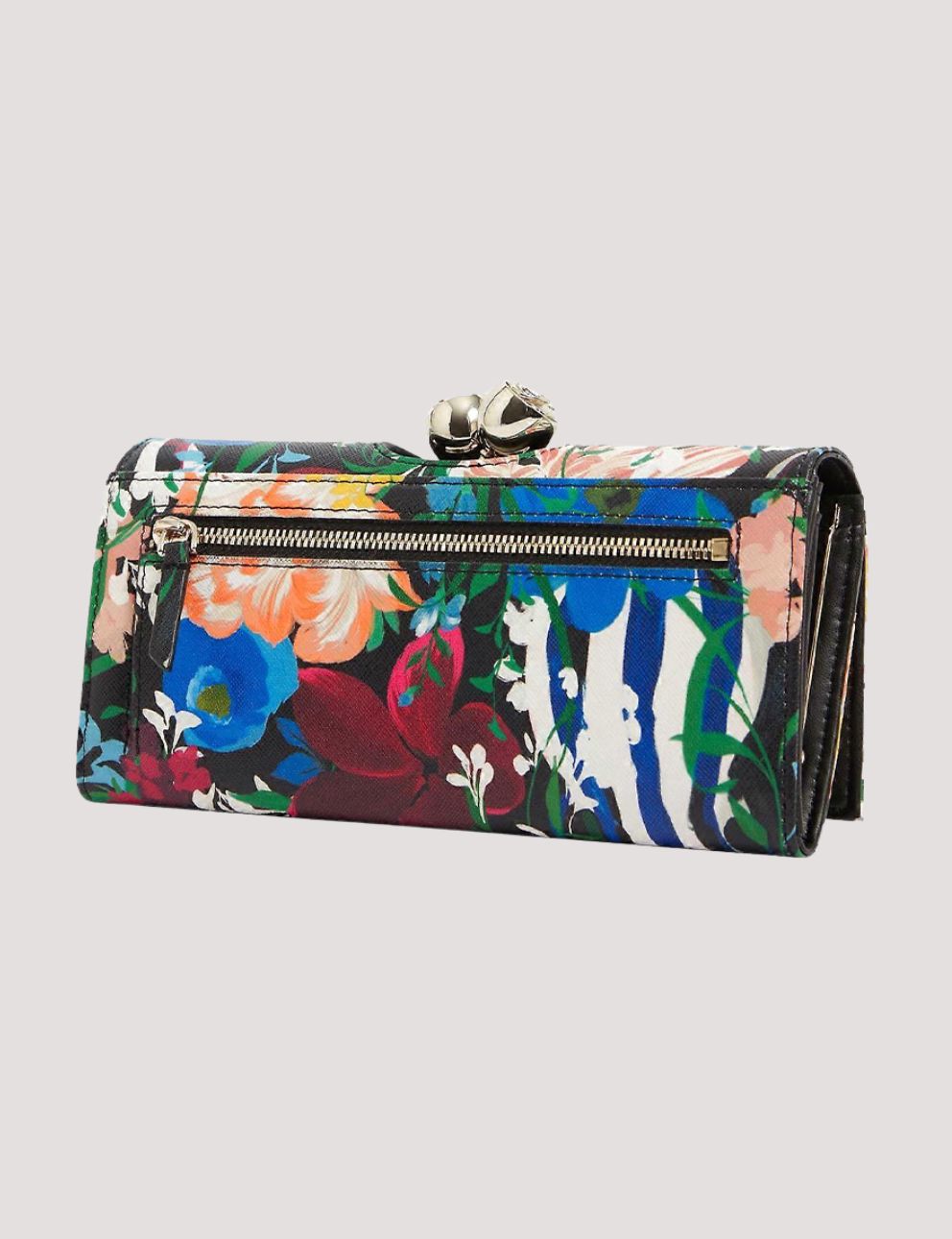 Ted Baker Buanne Bouquet Printed Leather Large Bobble Purse | Multicolor