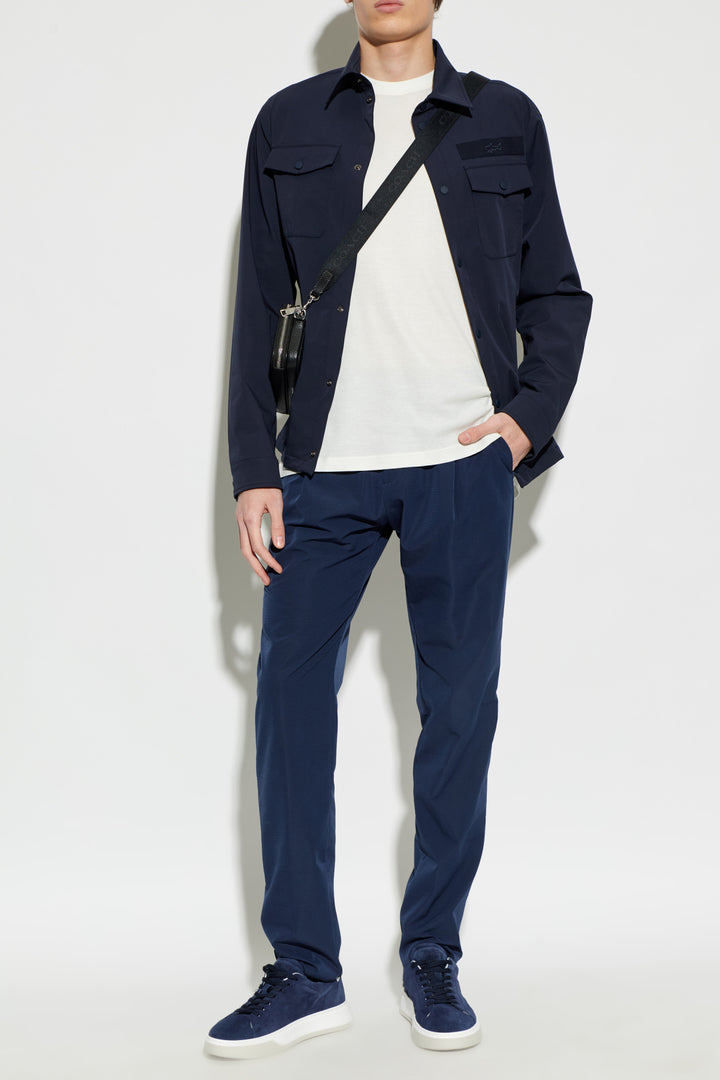 Paul &amp; Shark Typhoon Stretch Waterproof Overshirt | Navy