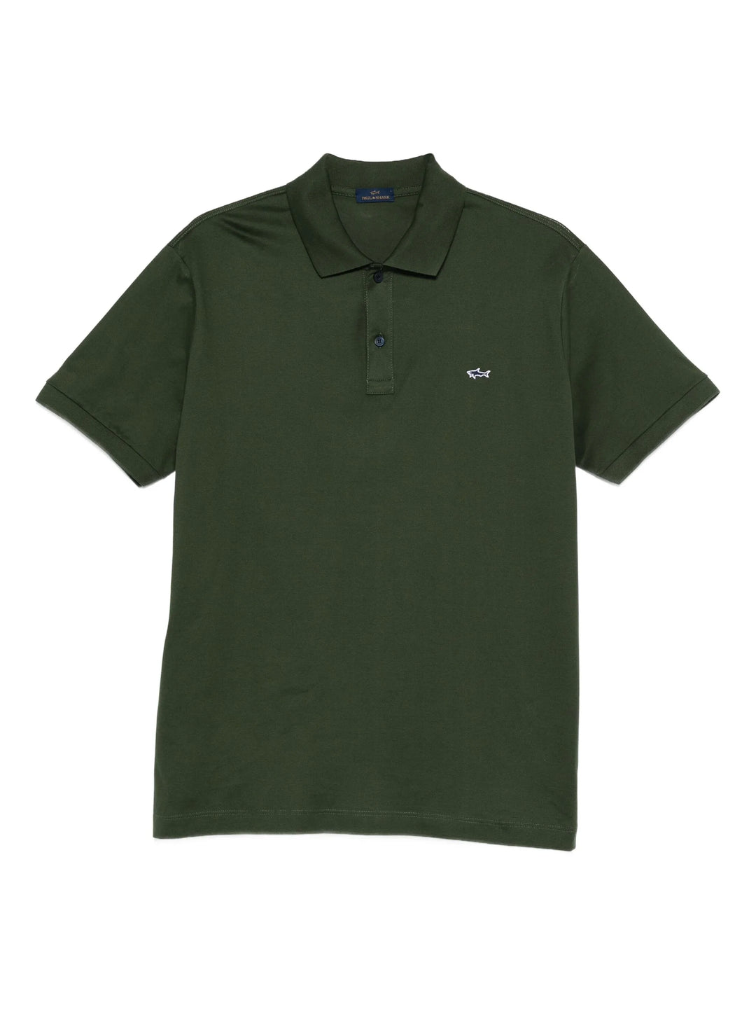 Paul & Shark Double Pique Cotton Polo | Olive