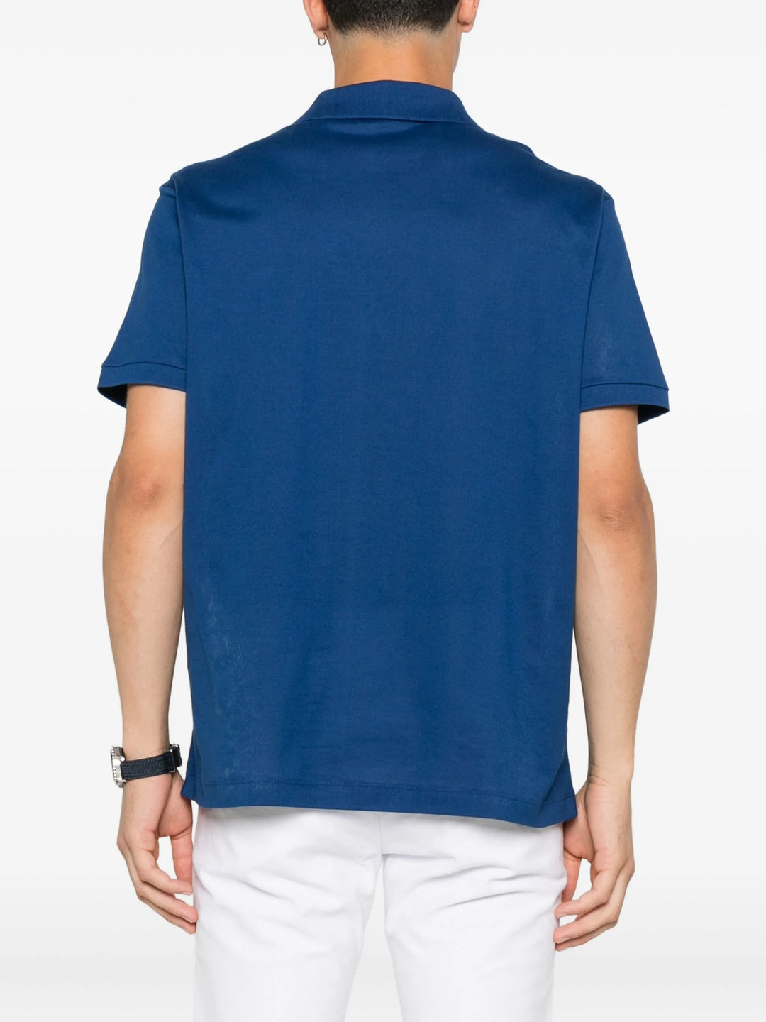 Paul & Shark Double Pique Cotton Polo | Cobalt Blue