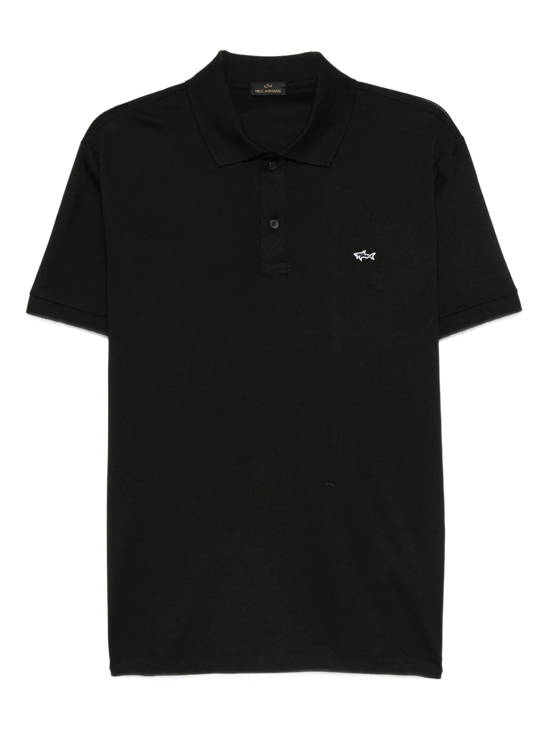 Paul & Shark Double Pique Cotton Polo | Black
