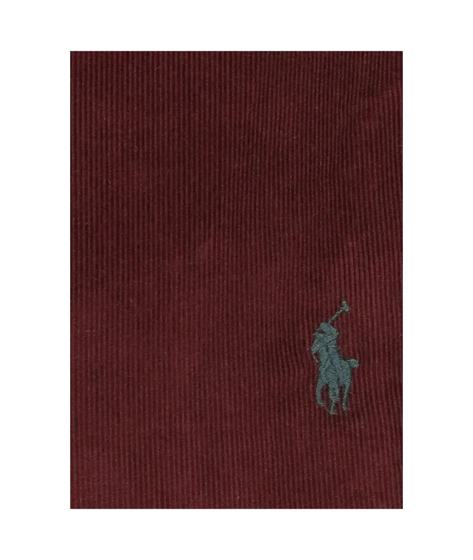 Ralph Lauren Slim Fit Κοτλέ Υποκάμισο | Μπορντώ