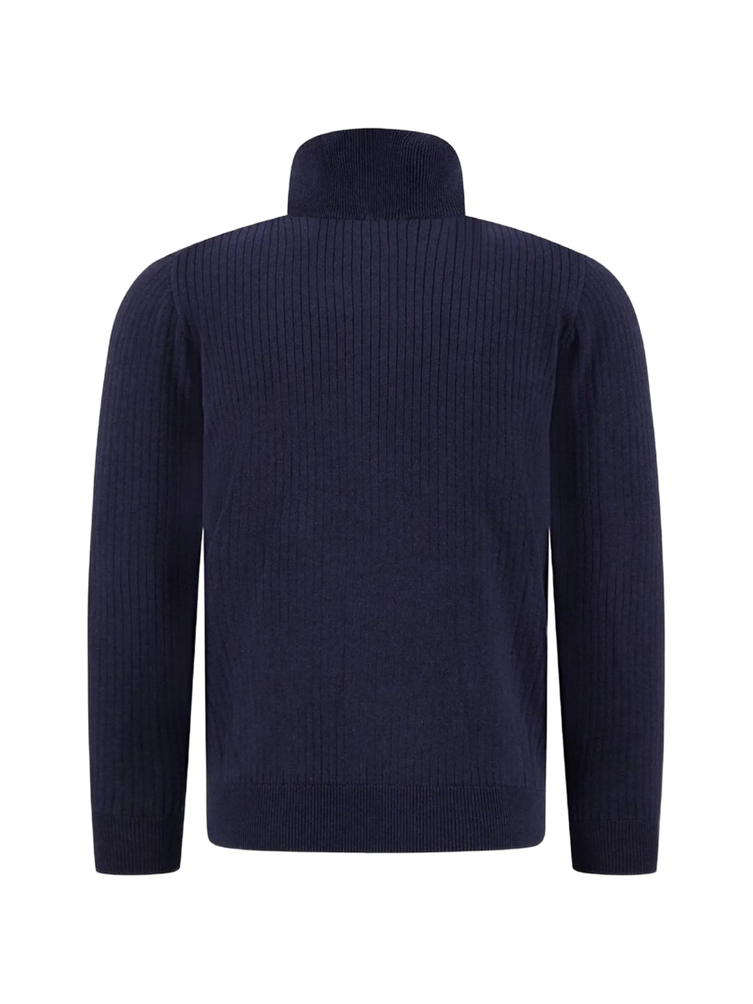 Ralph Lauren Ribbed Zip-up Sweatshirt | Navy