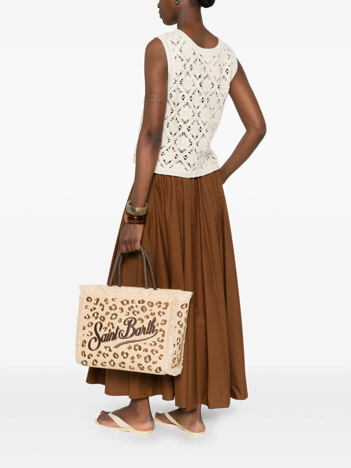 MC2 Saint Barth Vanity Strohtasche | Beige