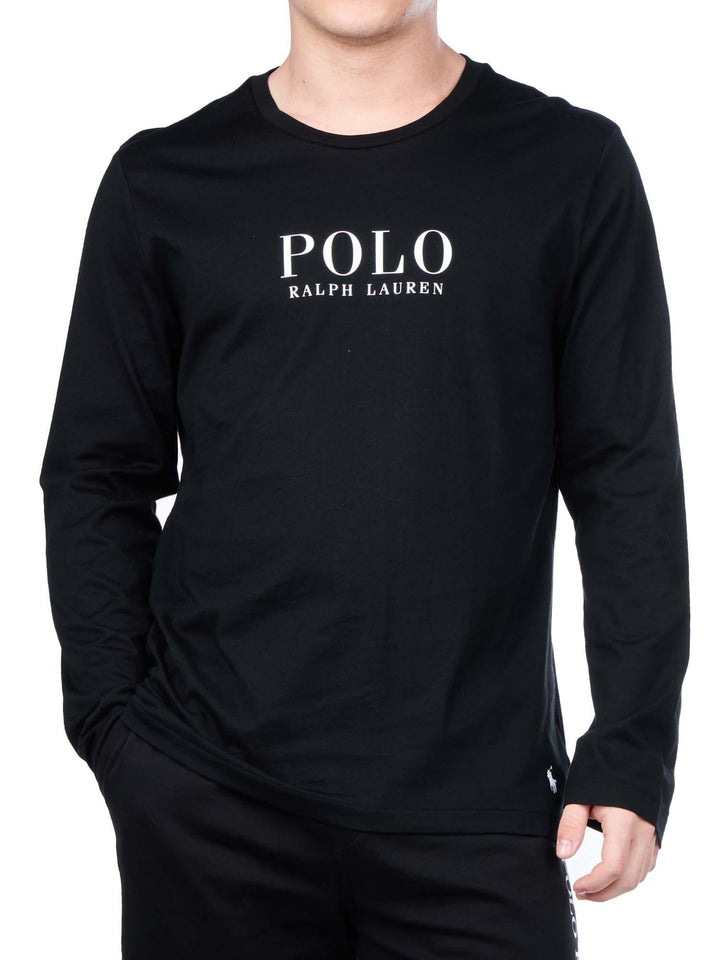 Ralph Lauren Βαμβακερό Κανονικής γραμμής T-shirt | Μαύρο