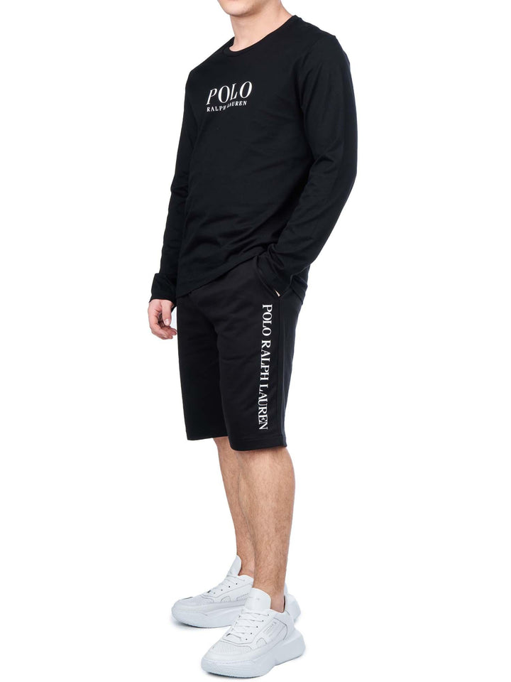 Ralph Lauren Βαμβακερό Κανονικής γραμμής T-shirt | Μαύρο
