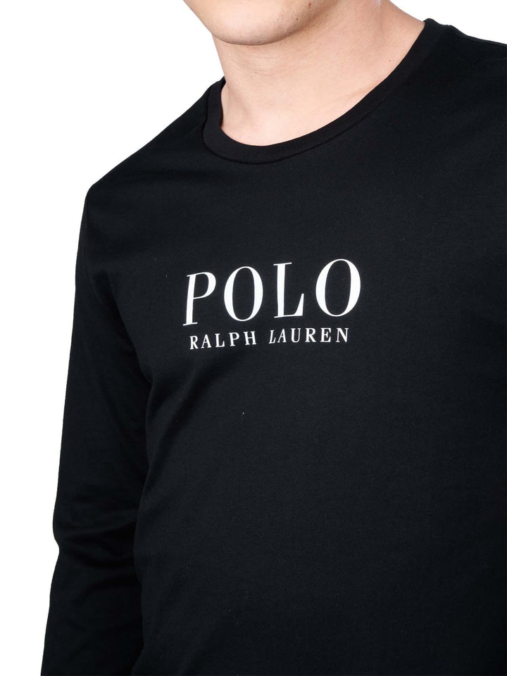 Ralph Lauren Βαμβακερό Κανονικής γραμμής T-shirt | Μαύρο