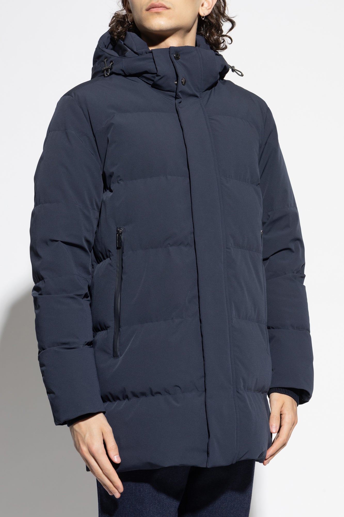 Paul & Shark Re-shark Typhoon Stretch Re-Goose Down Parka | Navy