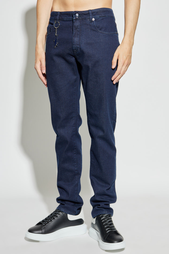 Paul & Shark Winter Giza Cotton Stretch Denim | Navy
