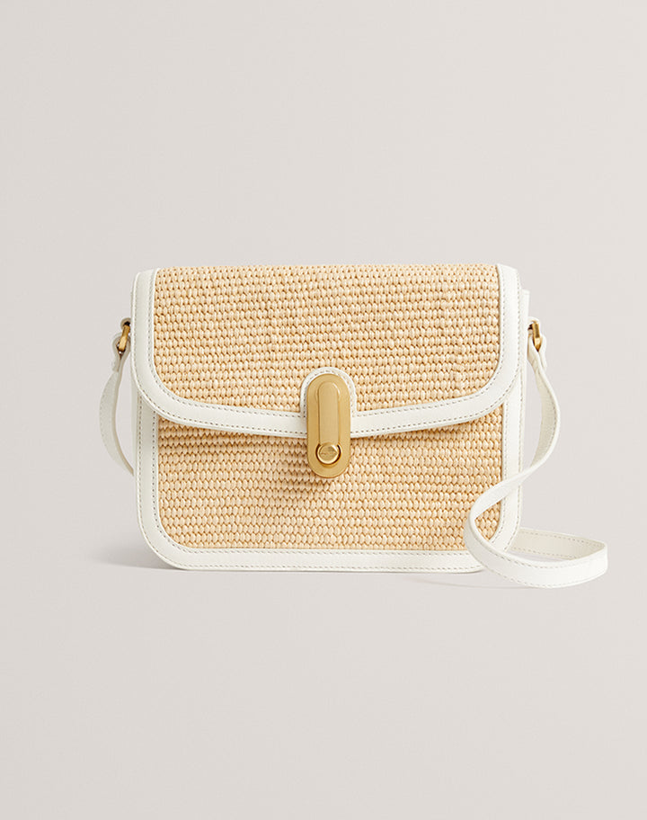 Ted Baker Kkasia Small Zipped Canvas Pouch | Ecru