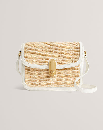 Ted Baker Kkasia Small Zipped Canvas Pouch | Ecru
