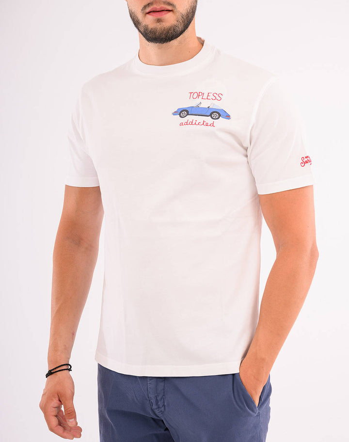 MC2 Saint Barth Portofino Cotton T-shirt | White