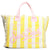 MC2 Saint Barth Vanity Canvas Bag | Yellow/Pink