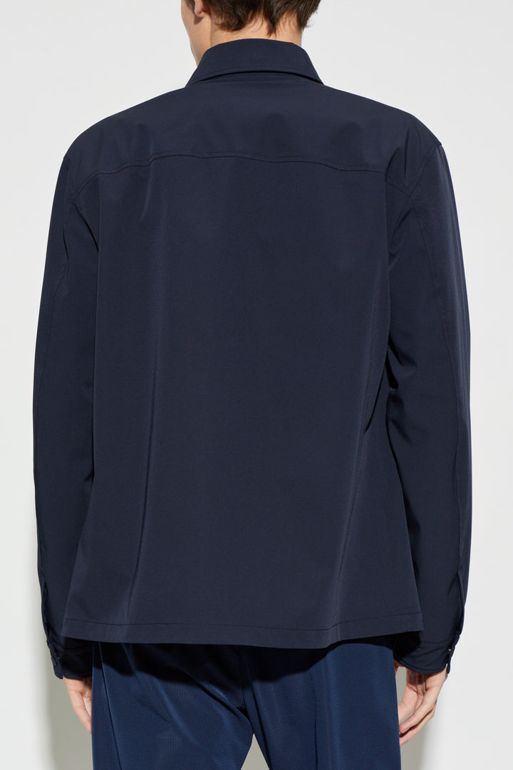 Paul &amp; Shark Typhoon Stretch Waterproof Overshirt | Navy