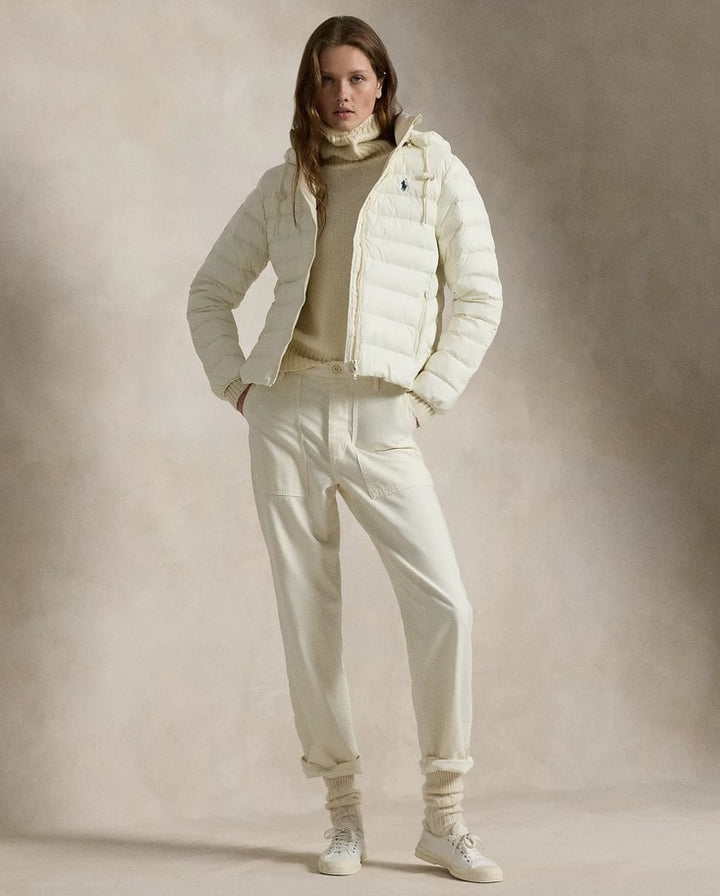 Ralph Lauren Quilted Water Resistant Packable Jacket | Estate Cream