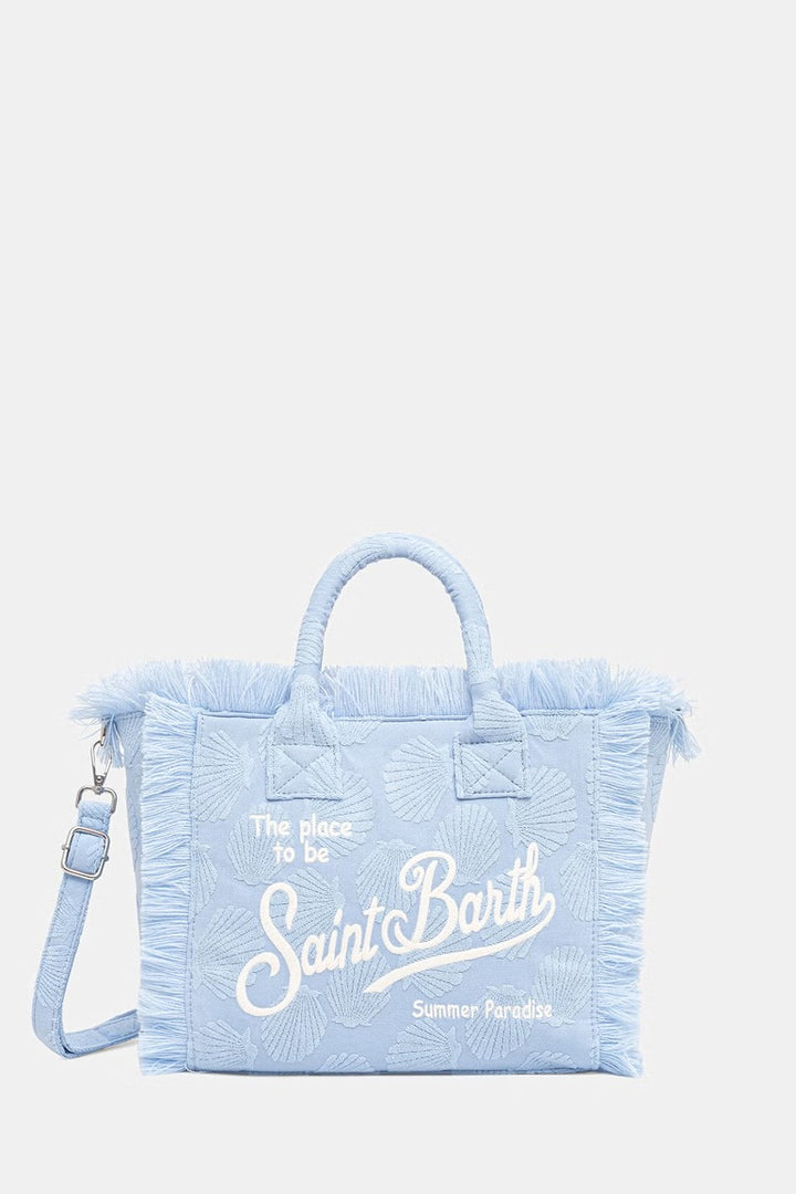 MC2 Saint Barth Colette Cotton Terry Tote Bag | Light Blue
