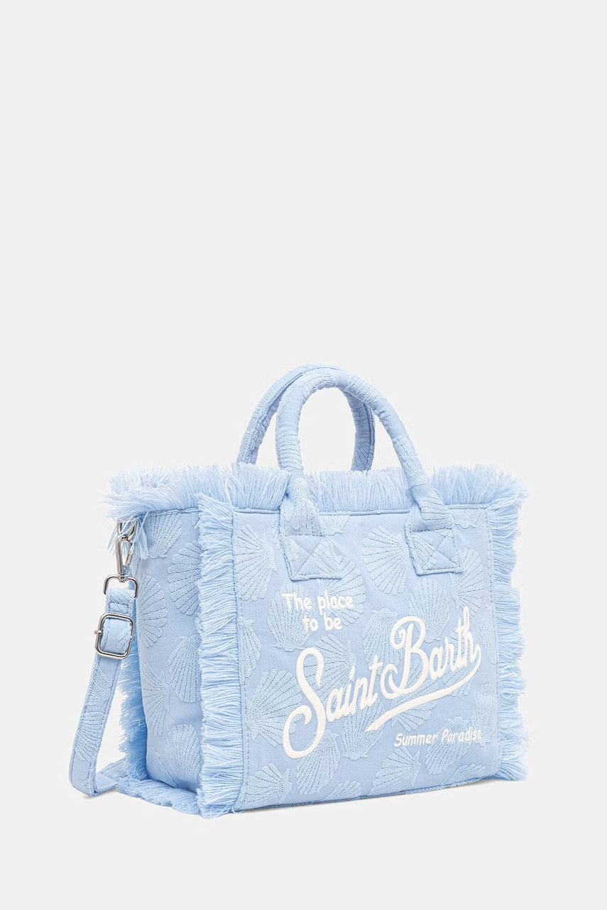 MC2 Saint Barth Colette Cotton Terry Tote Bag | Light Blue