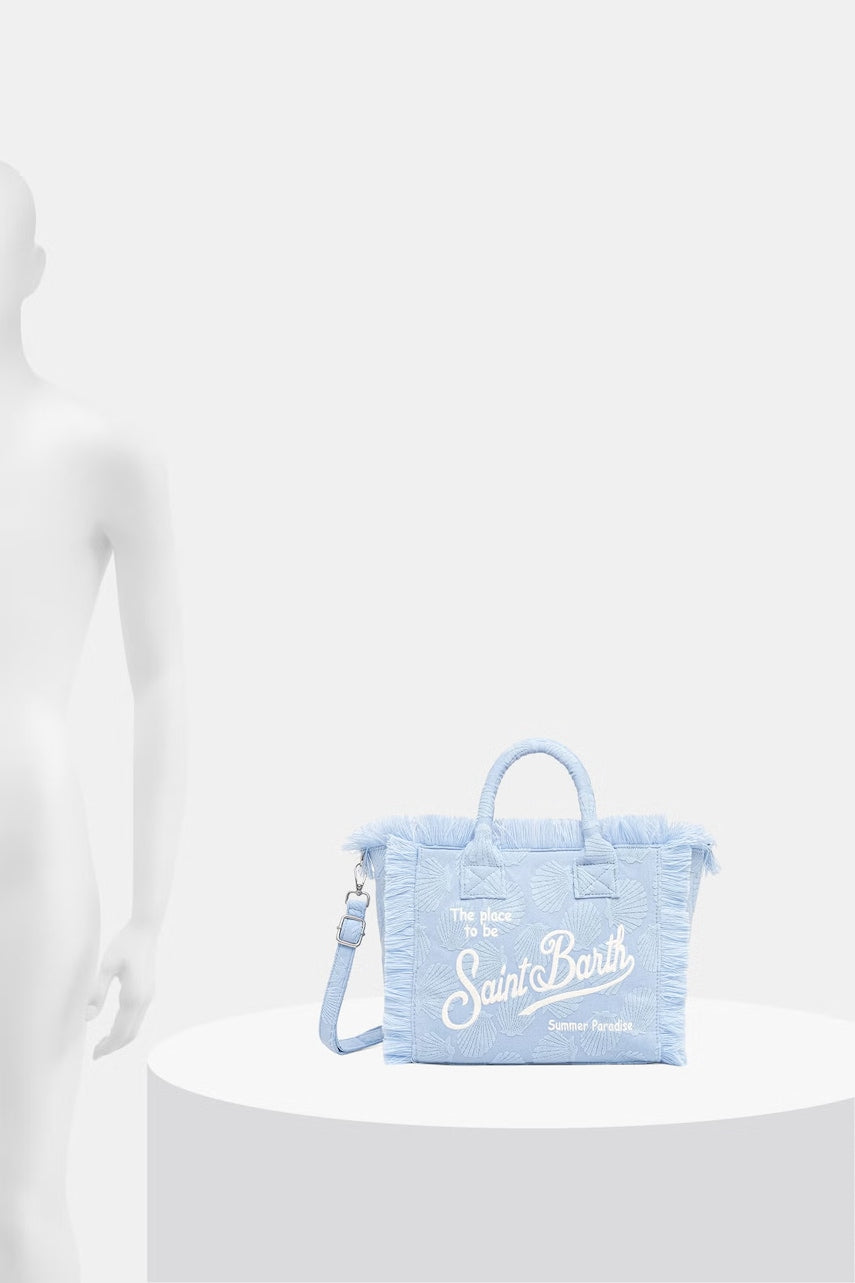 MC2 Saint Barth Colette Cotton Terry Tote Bag | Light Blue