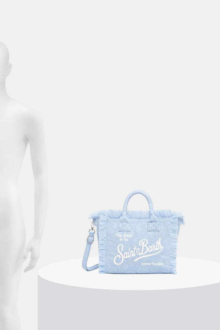 MC2 Saint Barth Colette Cotton Terry Tote Bag | Light Blue