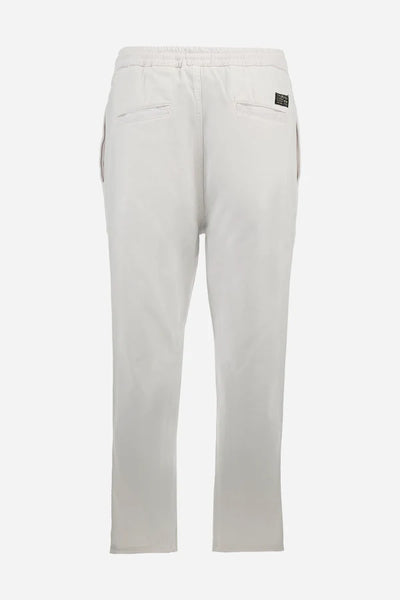La Martina Linen and Cotton Canvas Regular Fit Trousers - Vann | White