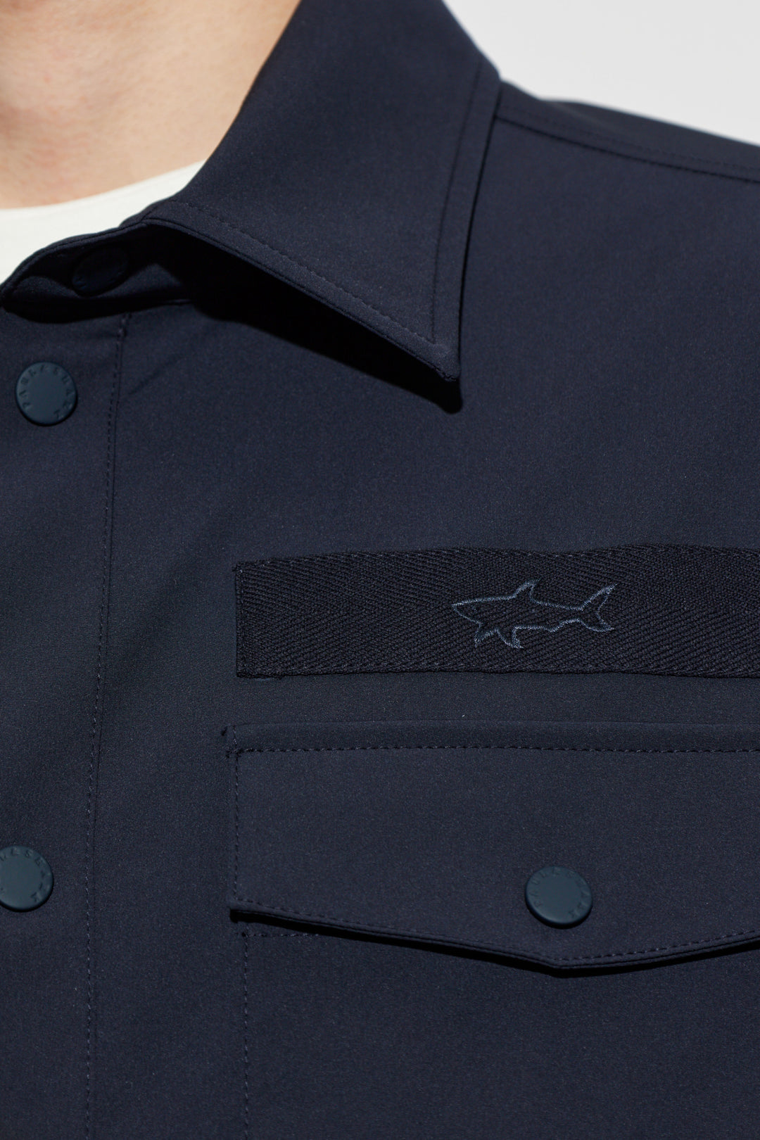 Paul &amp; Shark Typhoon Stretch Waterproof Overshirt | Navy