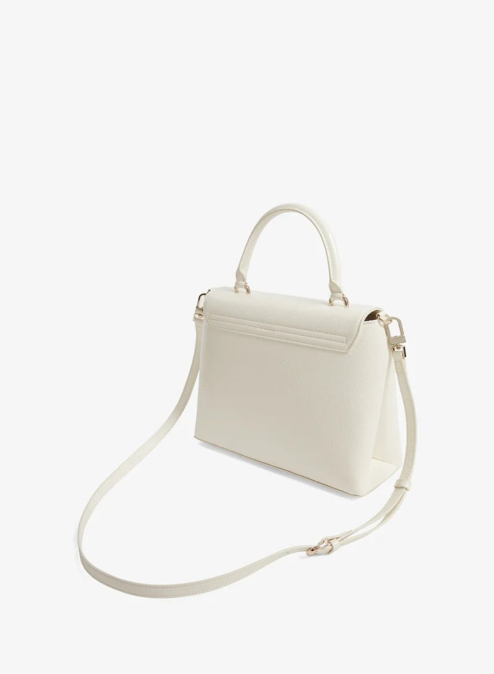 Ted Baker Rosenau Hardware Rose Patent Top Handle Bag | Ivory