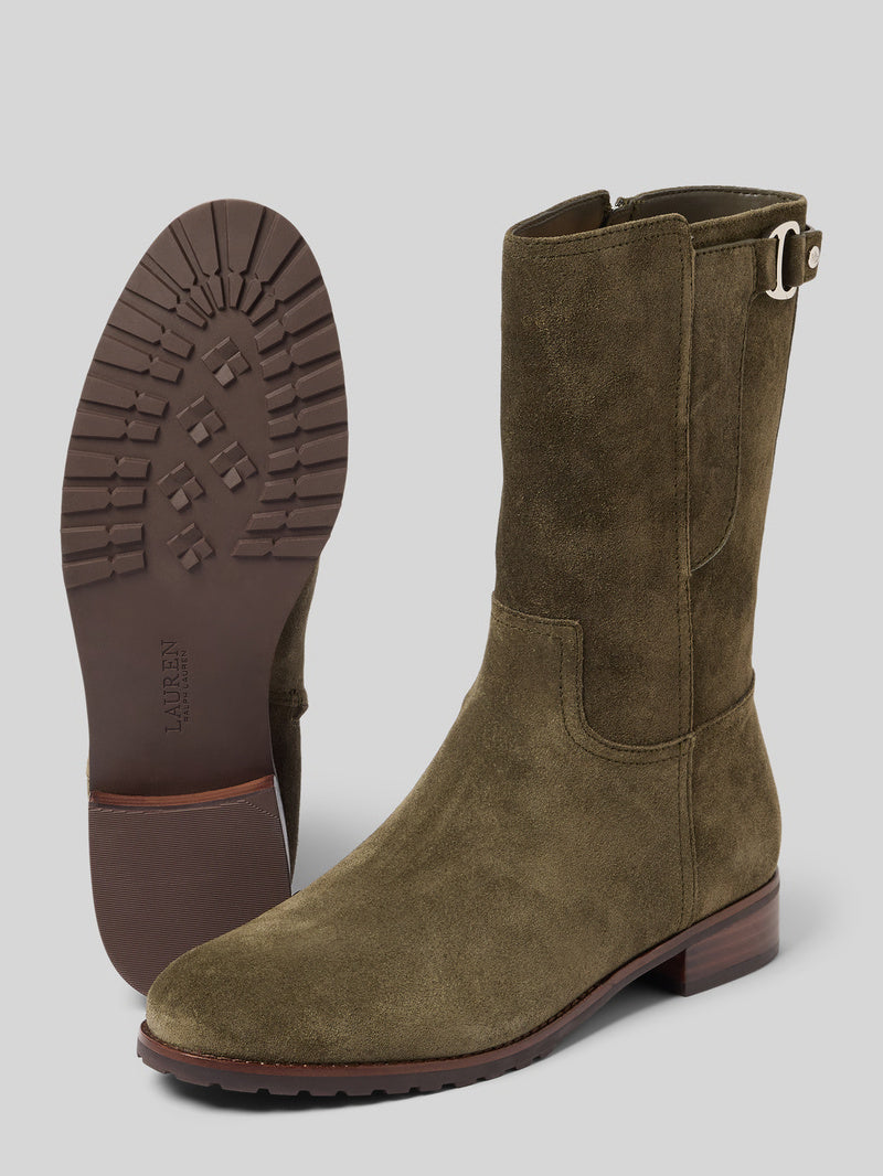 Lauren Ralph Lauren Tasha Ankle Mid Boots | Dark Olive
