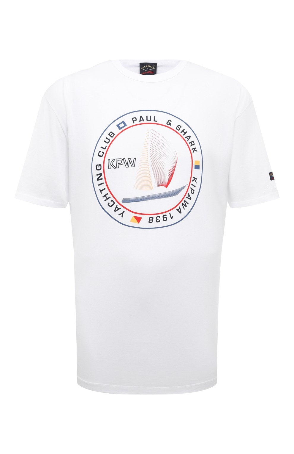 Paul & Shark Βαμβακερό T-Shirt Kipawa | Λευκό