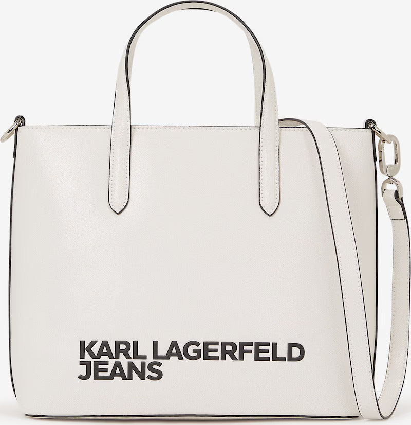 Karl Lagerfeld Essential Logo Μίνι Τσάντα | Λευκό