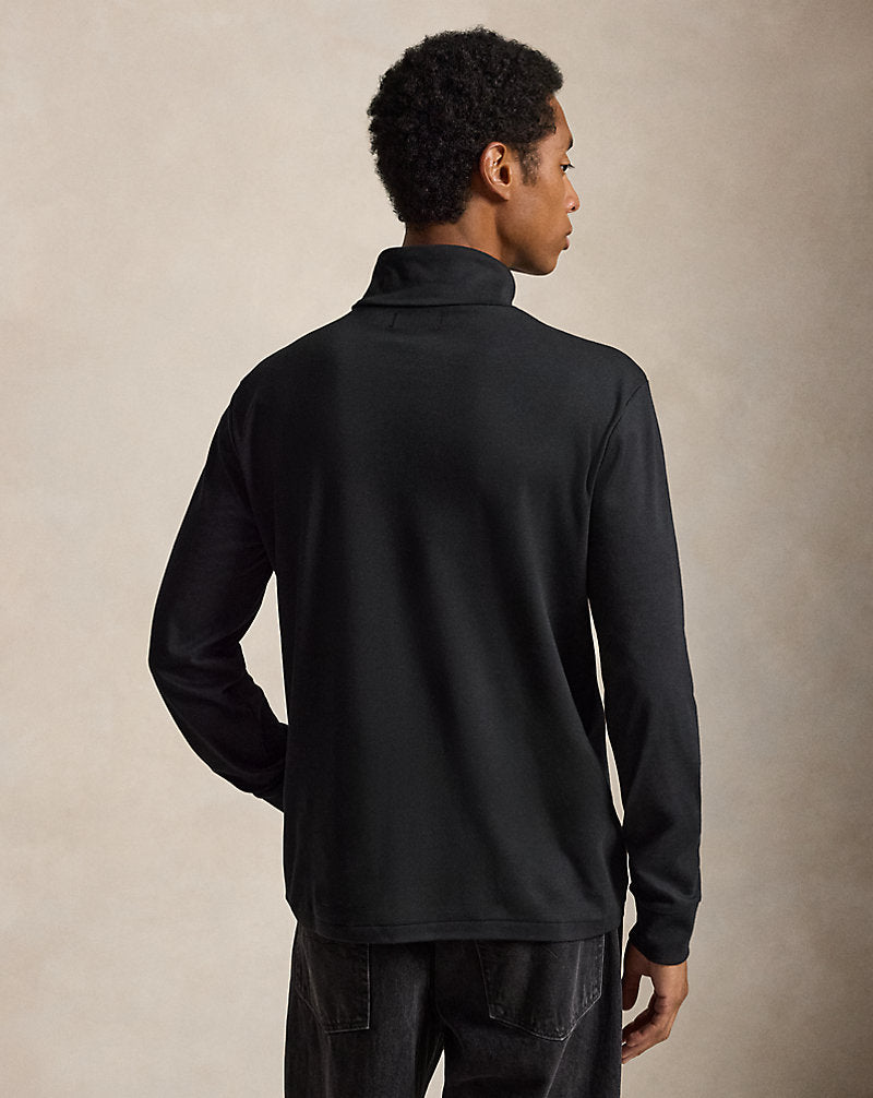 Rollkragenpullover aus weicher Baumwolle Ralph Lauren | Schwarz, Ansicht 1