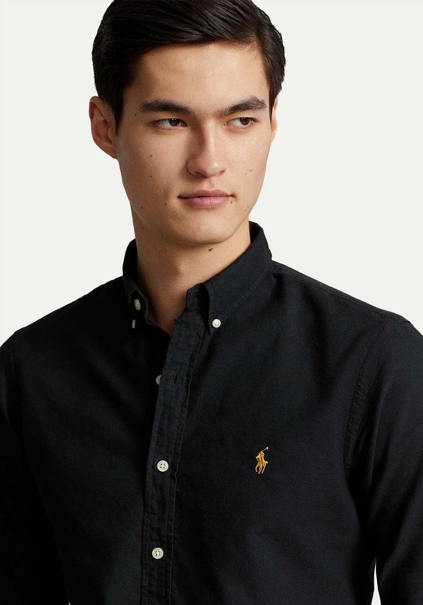 Ralph Lauren Oxford Slim Fit Υποκάμισο | Μαύρο