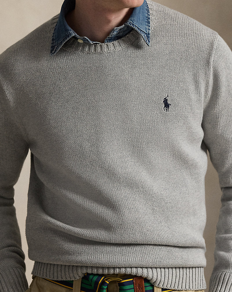 Baumwollpullover mit Rundhalsausschnitt Ralph Lauren | Andover Heather, Ansicht 1