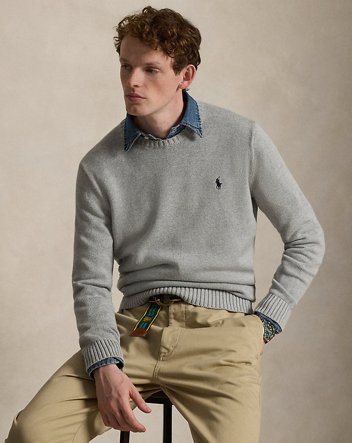 Baumwollpullover mit Rundhalsausschnitt Ralph Lauren | Andover Heather, Ansicht 1