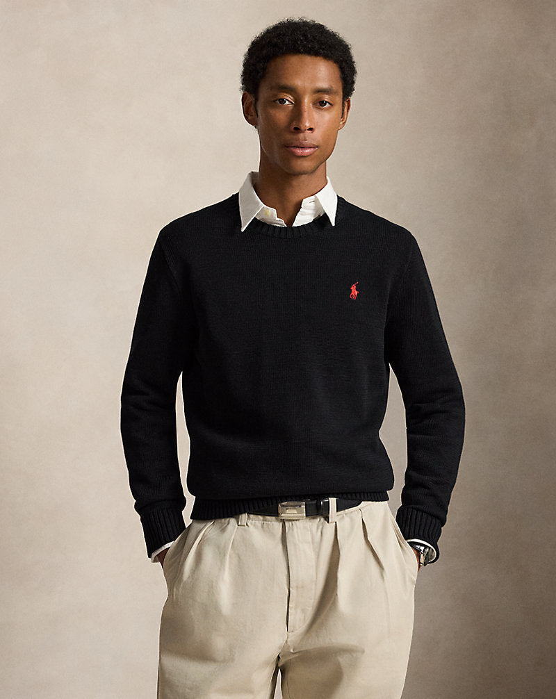 Baumwollpullover mit Rundhalsausschnitt Ralph Lauren | Polo Black, Ansicht 1