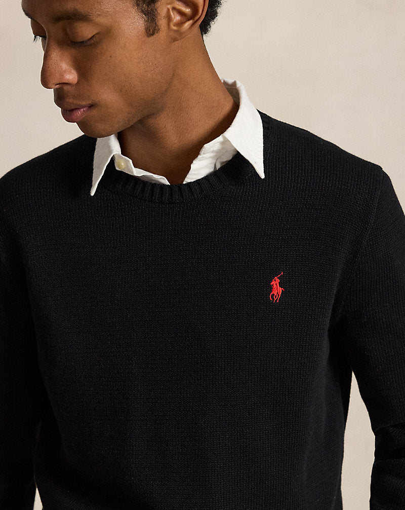 Baumwollpullover mit Rundhalsausschnitt Ralph Lauren | Polo Black, Ansicht 1