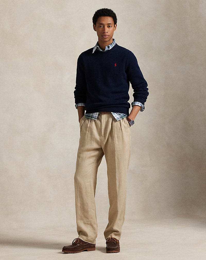 Baumwollpullover mit Rundhalsausschnitt Ralph Lauren | Hunter Navy, Ansicht 2