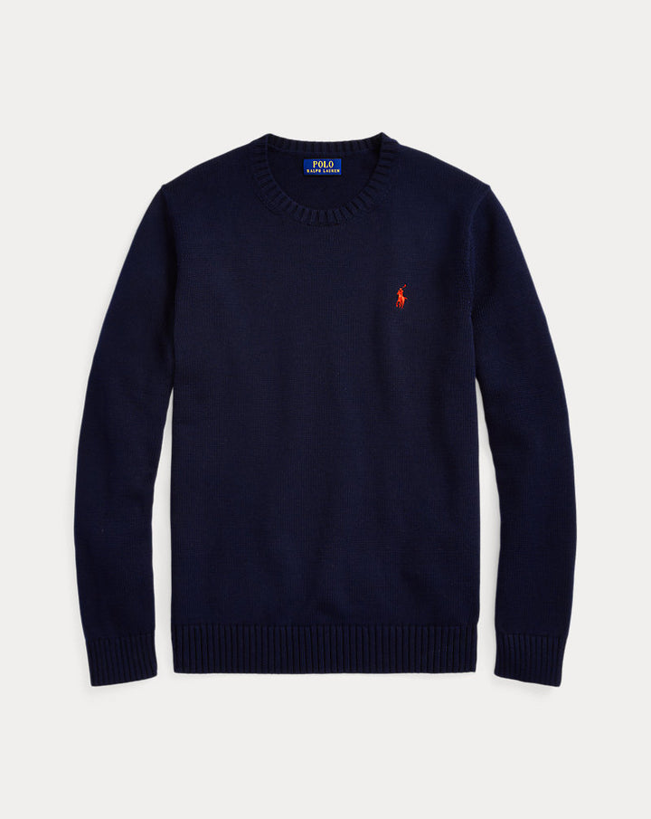Baumwollpullover mit Rundhalsausschnitt Ralph Lauren | Hunter Navy, Ansicht 1