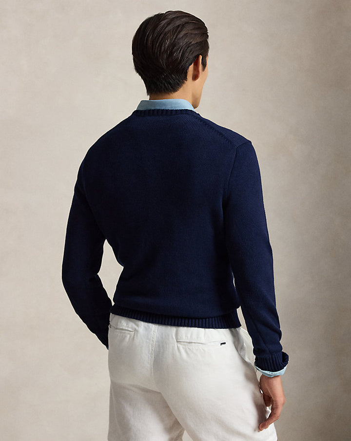 Baumwollpullover mit Rundhalsausschnitt Ralph Lauren | Hunter Navy, Ansicht 1